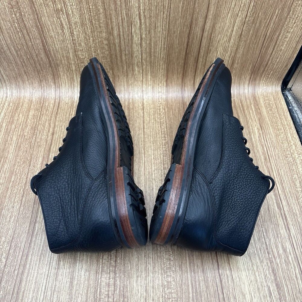 Cole Haan Cranston Chukka Black Leather Comfort Boots Shoes C23853 Men Size 10.5 - Picture 5 of 8